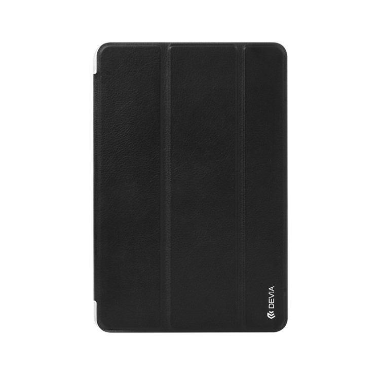 DEVIA Tri-fold Leather Protective Case for iPad mini (2019) 7.9 inch - Black-1