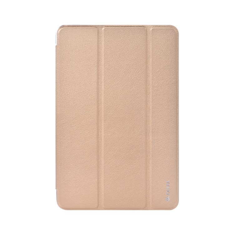 

DEVIA Tri-fold Leather Protective Case for iPad mini (2019) 7.9 inch - Gold, iPad mini (2019) 7.9 inch
