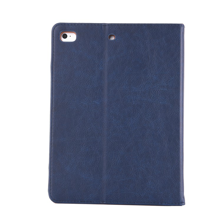 Simple Style Stand Card Holder Leather Smart Case for iPad mini (2019) 7.9 inch - Grey-12
