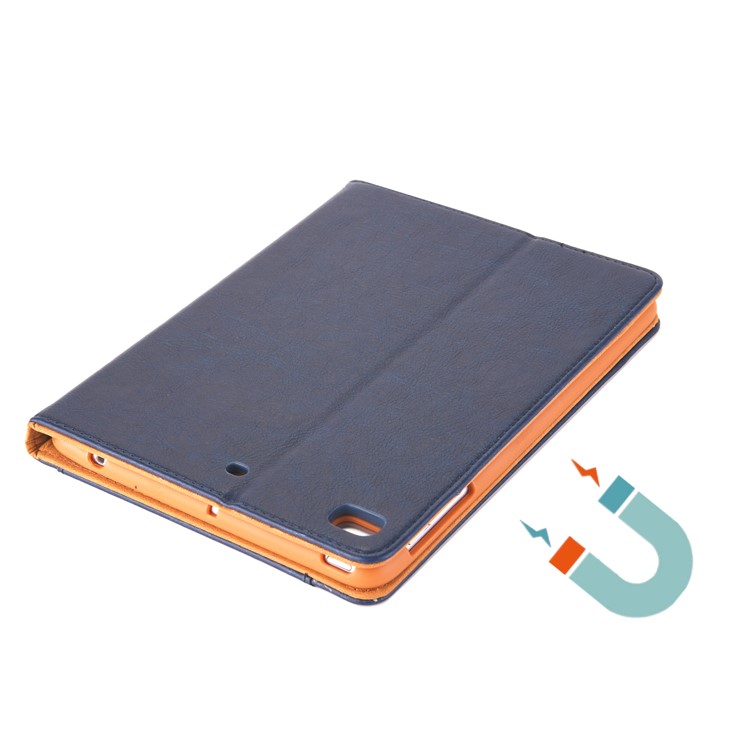 Simple Style Stand Card Holder Leather Smart Case for iPad mini (2019) 7.9 inch - Grey-16