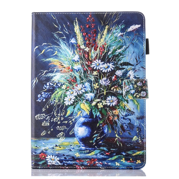 

Patterned Leather Stand Smart Flip Case for iPad Air 10.5 inch (2019) / Pro 10.5-inch (2017) - Bouquet, iPad Air 10.5 inch (2019)