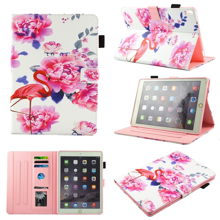 

Pattern Printing PU Leather Tablet Case Auto Wake & Sleep for iPad Air 10.5 inch (2019) / Pro 10.5-inch (2017) - Flamingo and Flower, iPad Air 10.5 inch (2019)