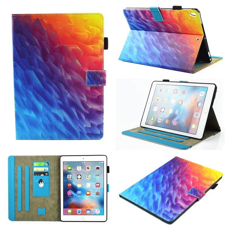 

Pattern Printing PU Leather Tablet Case Shell Auto Wake & Sleep for iPad Air 10.5 inch (2019) / Pro 10.5-inch (2017) - Gradient Ice Sculpture, iPad Air 10.5 inch (2019)