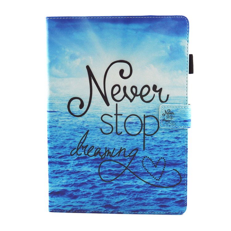 

Pattern Printing PU Leather Tablet Case Shell Auto Wake & Sleep for iPad Air 10.5 inch (2019) / Pro 10.5-inch (2017) - Blue Lake, iPad Air 10.5 inch (2019)