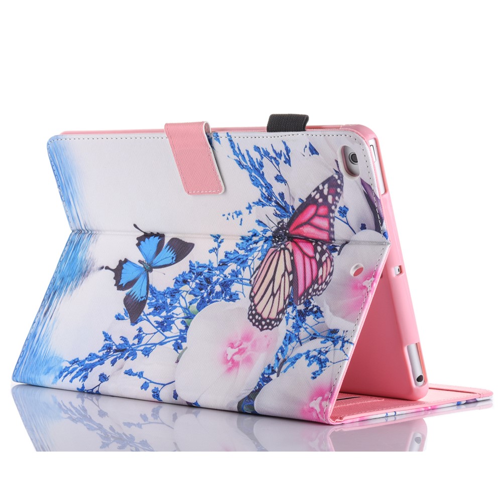 Slots De Cartão Estampados Capa De Tablet De Couro Para Ipad Mini (2019) 7,9 Polegadas - Borboleta-3