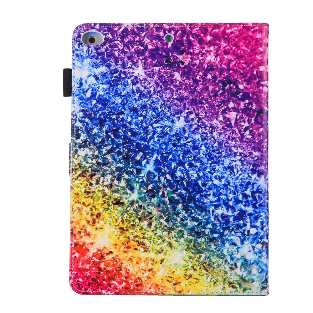 Patterned Leather Stand Smart Flip Case for iPad mini (2019) 7.9 inch - Colorful Diamond-3