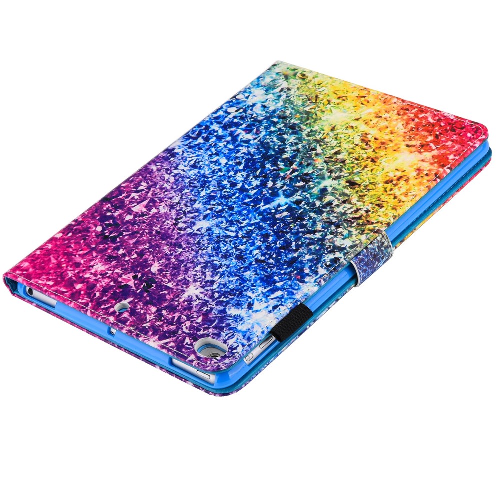 Patterned Leather Stand Smart Flip Case for iPad mini (2019) 7.9 inch - Colorful Diamond-5