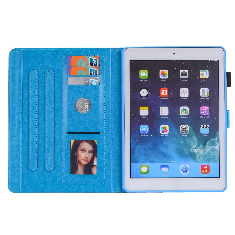 Patterned Leather Stand Smart Flip Case for iPad mini (2019) 7.9 inch - Colorful Diamond-8