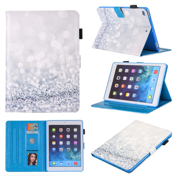 

Patterned Leather Stand Smart Flip Case for iPad mini (2019) 7.9 inch / Mini 4 / 3 / 2 / 1 - Silver Sand, iPad mini (2019) 7.9 inch