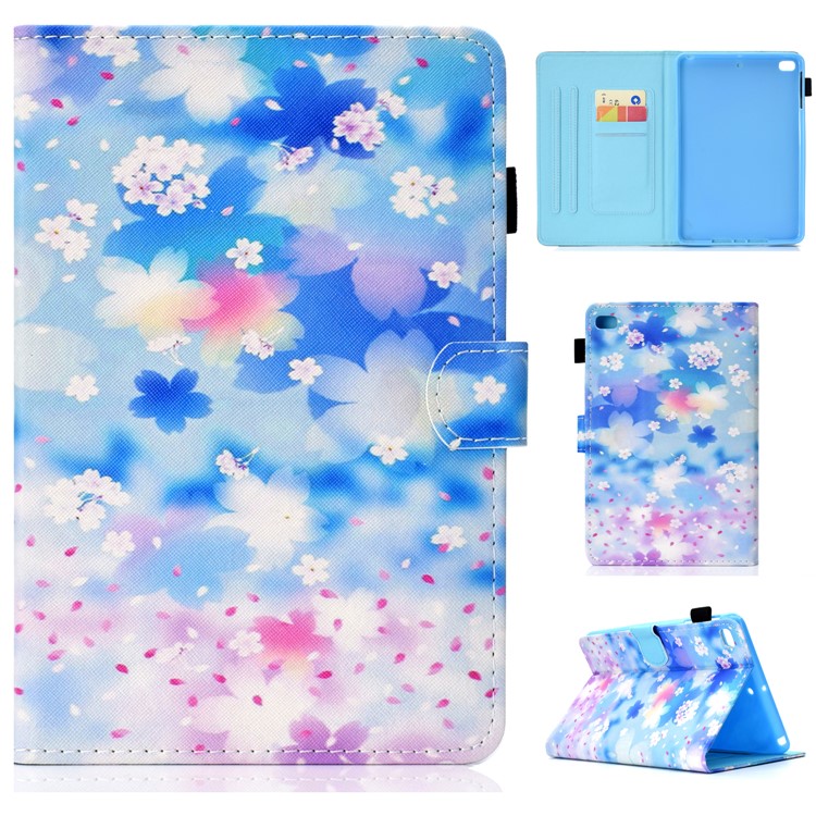 

Anti-slip Strip Printing Stand Leather Smart Cover for iPad mini (2019) 7.9 inch / Mini 4 / 3 / 2 / 1 - Pretty Flowers, iPad mini (2019) 7.9 inch