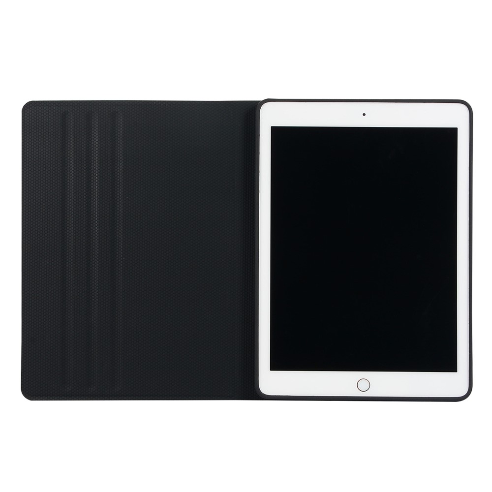 PU Leather Protection Smart Case with Stand for iPad 9.7-inch (2018)/9.7-inch (2017)/Air 2/Air - Black-5