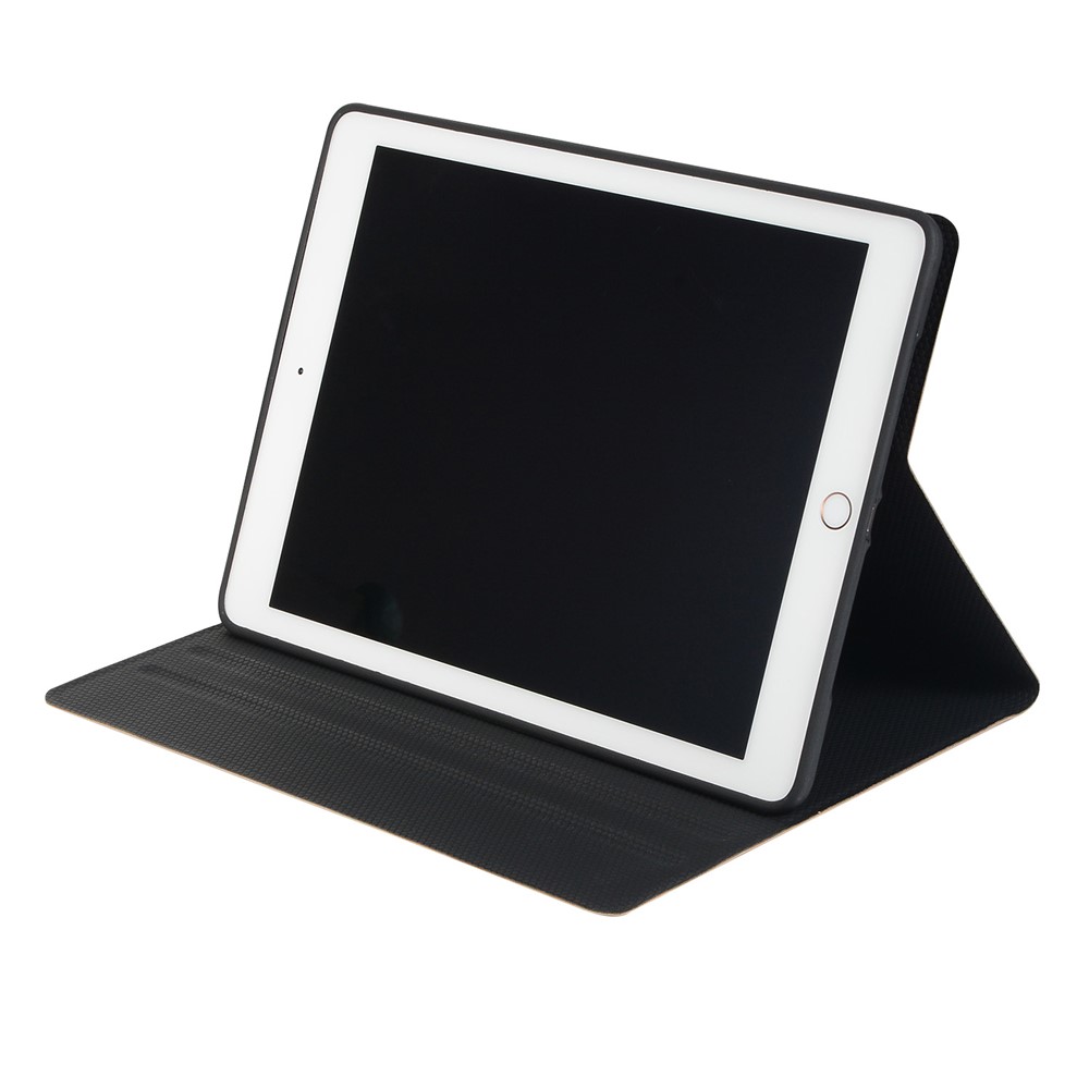 PU Leather Protection Smart Case with Stand for iPad 9.7-inch (2018)/9.7-inch (2017)/Air 2/Air - Black-6