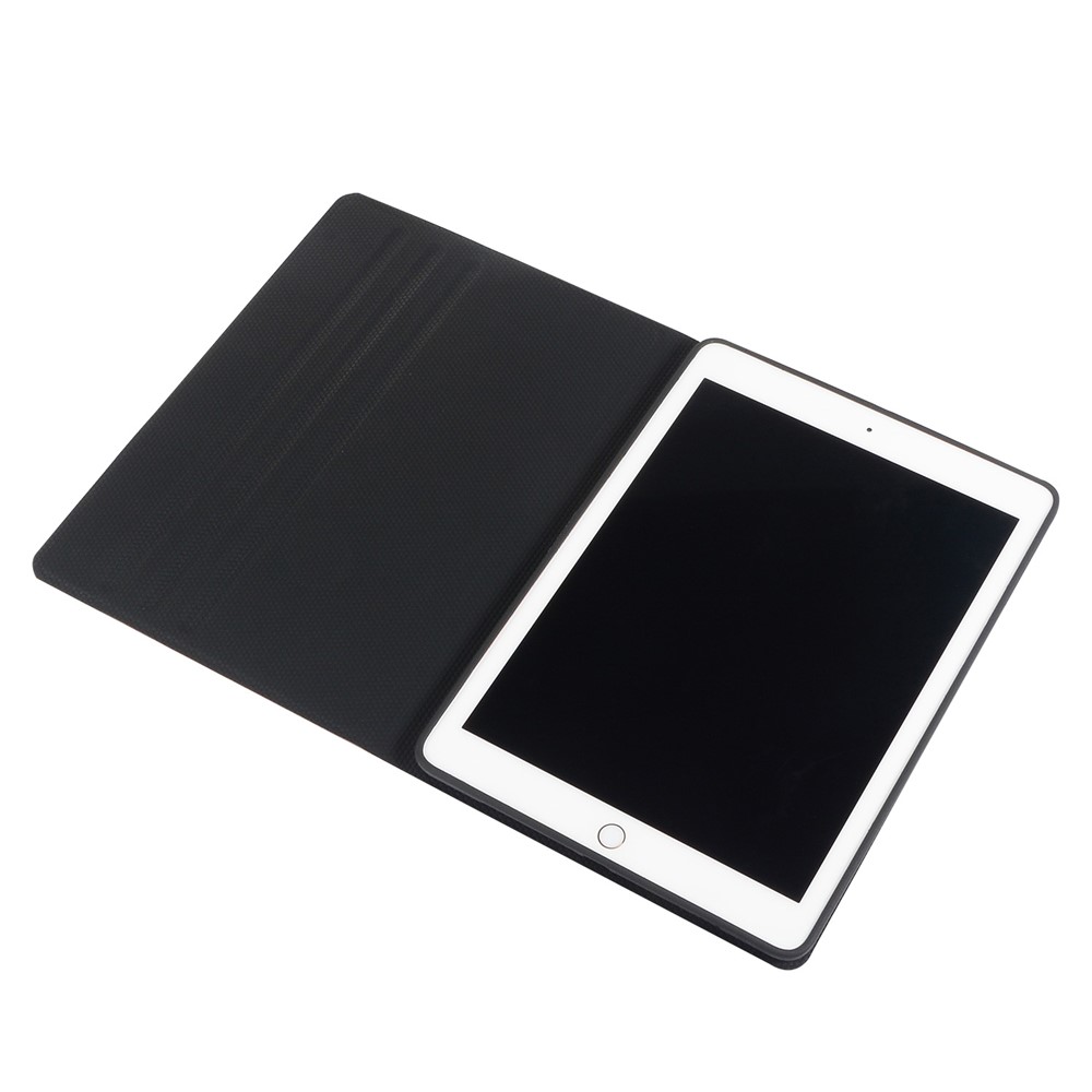 PU Leather Protection Smart Case with Stand for iPad 9.7-inch (2018)/9.7-inch (2017)/Air 2/Air - Black-7