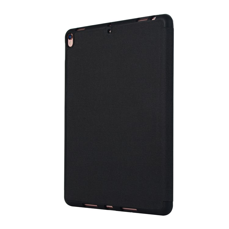 PU Leather Auto Wake Sleep Stand Tablet Case with Pen Slot for iPad Air 10.5 inch (2019) - Black-5