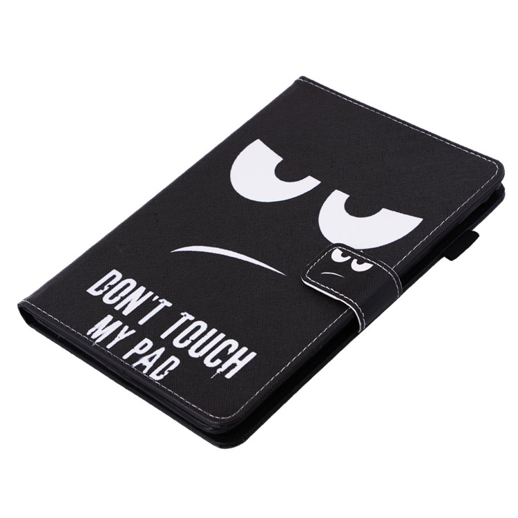 Support D'impression De Modèle De Support En Cuir Couverture Pour Ipad Mini (2019) 7,9 Pouces / mini 1/2/3/4 - Visage Énervé-6