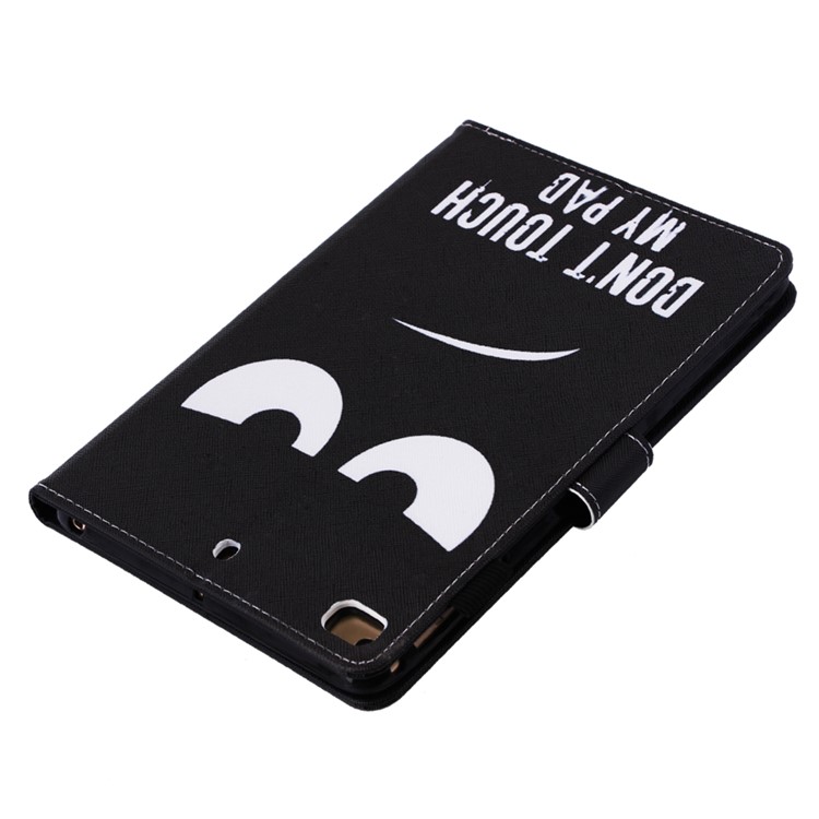 Support D'impression De Modèle De Support En Cuir Couverture Pour Ipad Mini (2019) 7,9 Pouces / mini 1/2/3/4 - Visage Énervé-7