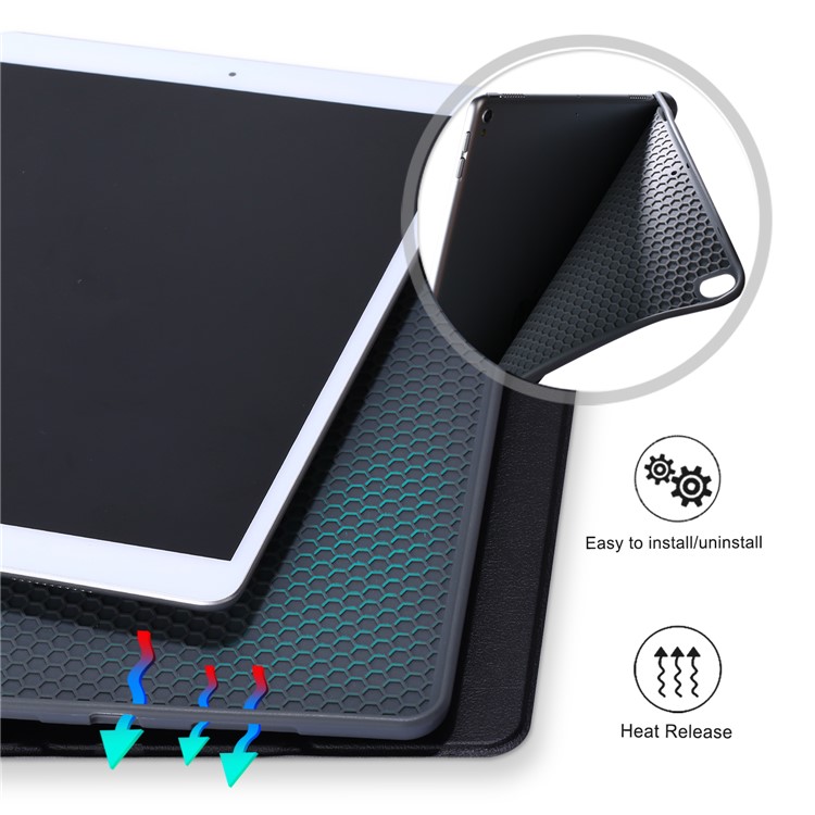 Pattern Printing PU Leather Smart Cover with Tri-fold Stand for iPad Air 10.5 inch (2019) / iPad Pro 10.5-inch (2017) - Wintersweet-4