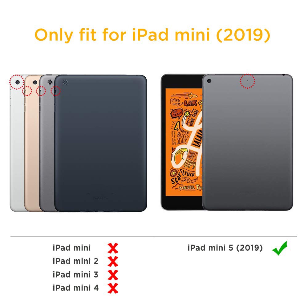 Crystal Clear TPU Protection Tablet Case Cover for iPad mini (2019) 7.9 inch-4