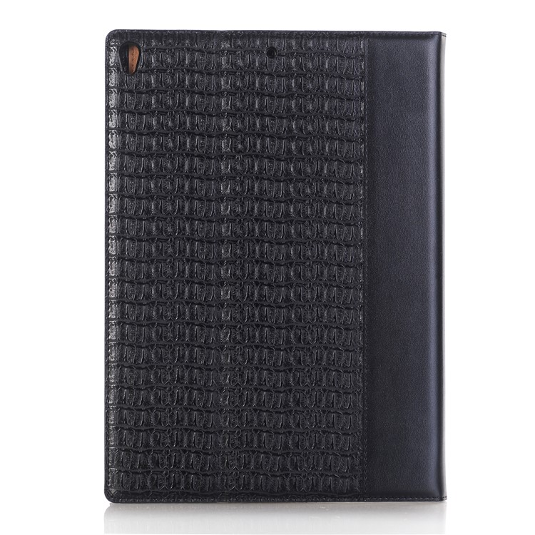 Crocodile Pattern Wallet Stand Leather Smart Case for iPad Air 10.5 inch (2019) / Pro 10.5-inch (2017) - Black-2