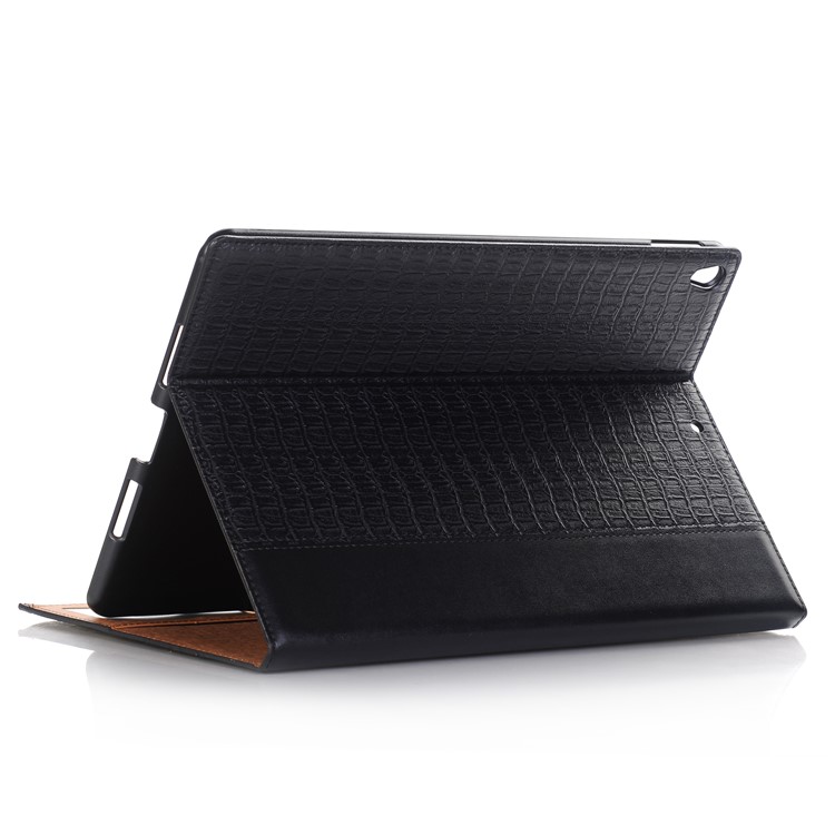 Crocodile Pattern Wallet Stand Leather Smart Case for iPad Air 10.5 inch (2019) / Pro 10.5-inch (2017) - Black-4