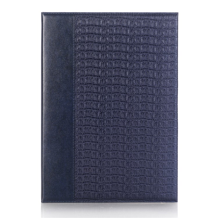 Custodia In Pelle Di Coccodrillo Con Astuccio In Pelle Per Ipad Air 10.5 Pollici (2019) / Pro 10.5 Pollici (2017) - Blu-1