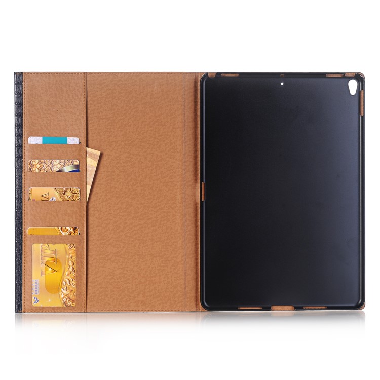 Custodia In Pelle Di Coccodrillo Con Astuccio In Pelle Per Ipad Air 10.5 Pollici (2019) / Pro 10.5 Pollici (2017) - Blu-3