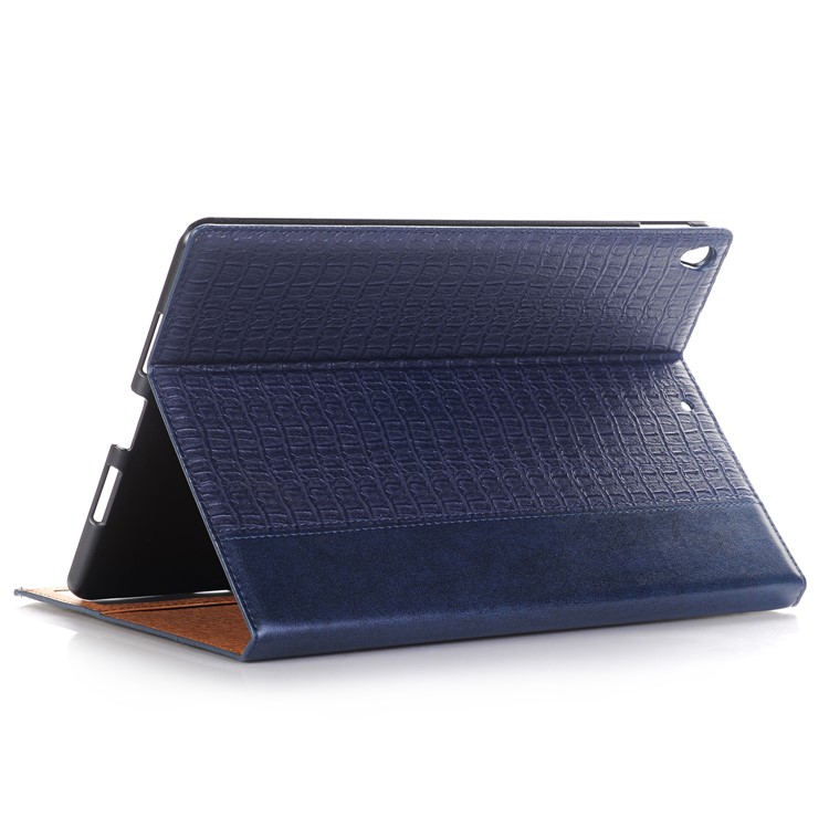 Custodia In Pelle Di Coccodrillo Con Astuccio In Pelle Per Ipad Air 10.5 Pollici (2019) / Pro 10.5 Pollici (2017) - Blu-4