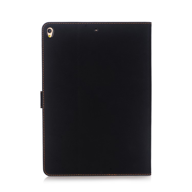 Matte Retro Style Leather Smart Case with Stand for iPad Air 10.5 inch (2019)/Pro 10.5-inch (2017) - Black-2
