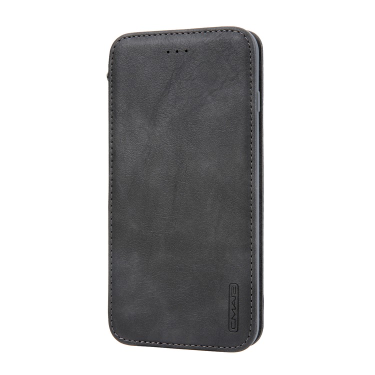 CMAI2 TPU+PU Leather Phone Case for iPhone 8 Plus - Grey-2