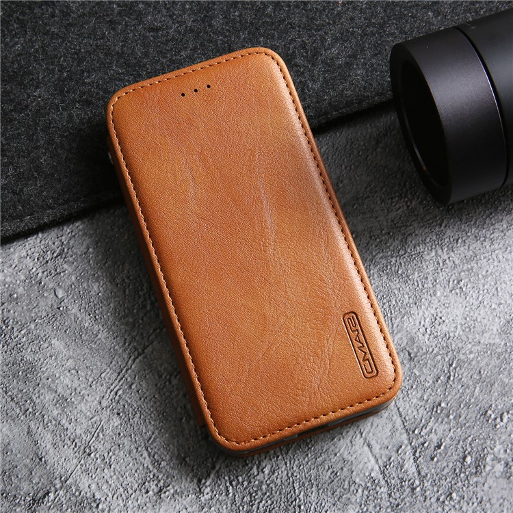 CMAI2 PU Leather Protective Case with Card Slot for iPhone 8 4.7 inch - Brown-12