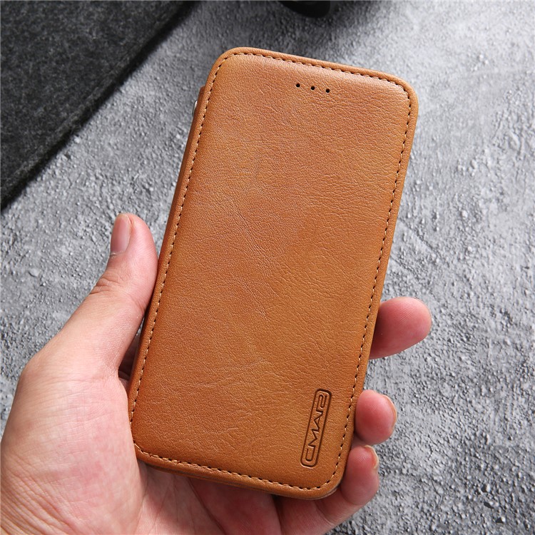 CMAI2 PU Leather Protective Case with Card Slot for iPhone 8 4.7 inch - Brown-19