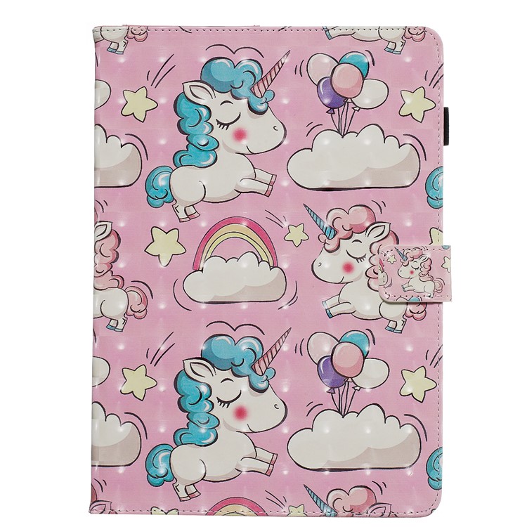 Pattern Printing Wallet Stand Leather Cover for iPad Air 10.5 inch (2019) / Pro 10.5-inch (2017) - Unicorns-2