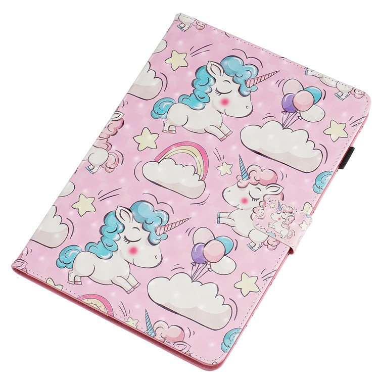 Pattern Printing Wallet Stand Leather Cover for iPad Air 10.5 inch (2019) / Pro 10.5-inch (2017) - Unicorns-4