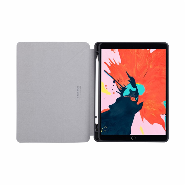 MOMAX Origami Stand Leather Smart Case for iPad Air 10.5 inch (2019) - Grey-4