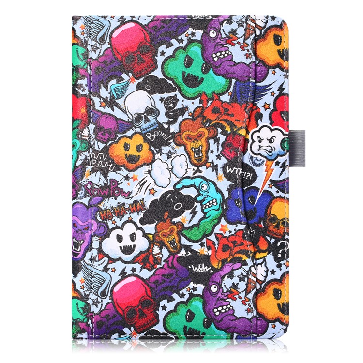 Pattern Printing PU Leather Smart Stand Case for iPad mini (2019) 7.9 inch/mini 4 3 2 1 - Cartoon Image-2