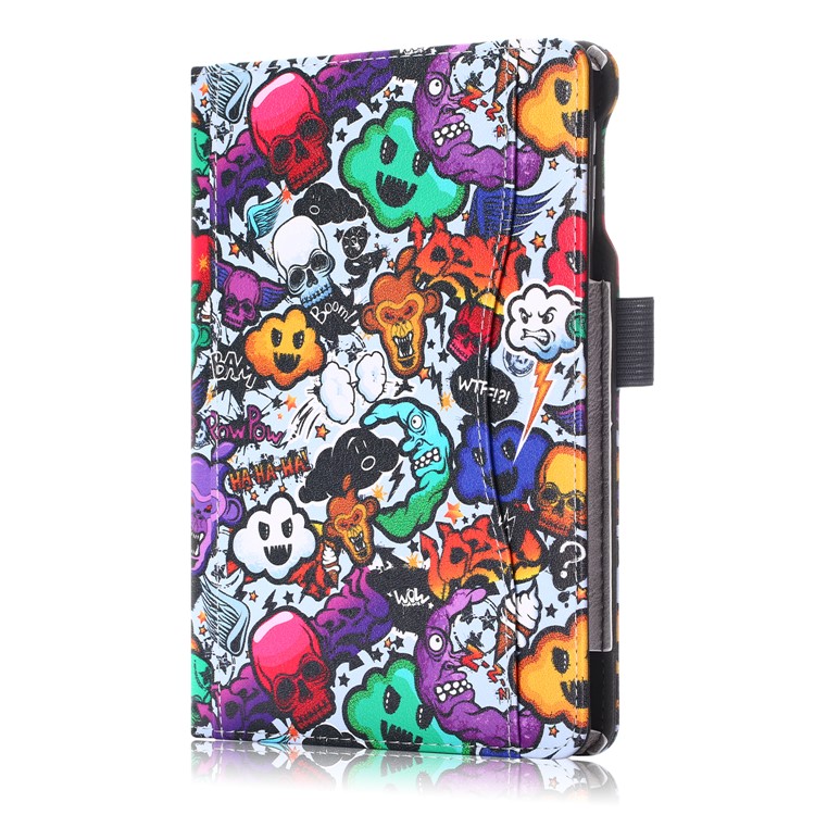 Pattern Printing PU Leather Smart Stand Case for iPad mini (2019) 7.9 inch/mini 4 3 2 1 - Cartoon Image-4