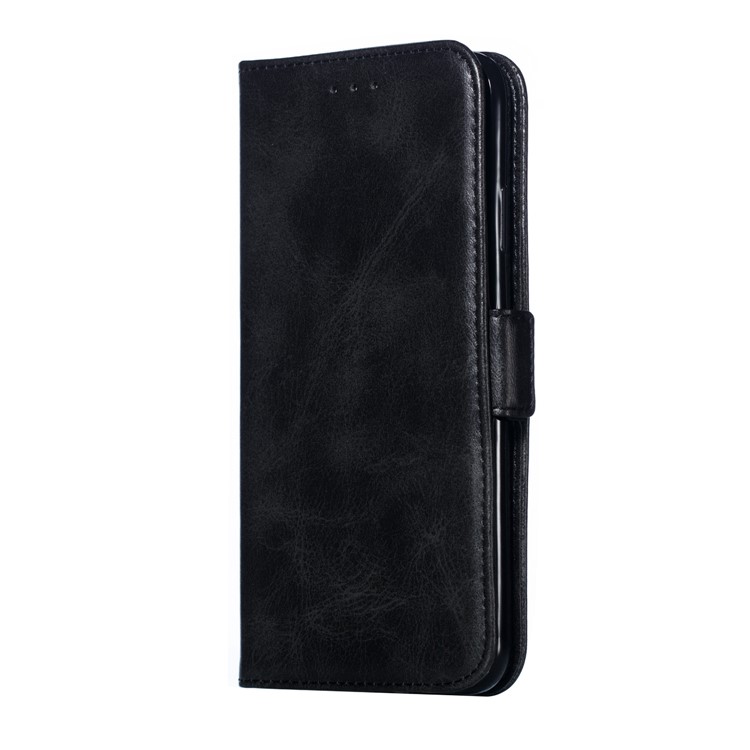 Leather Wallet Stand Flip Phone Case Cover for iPhone XS Max 6.5 inch - Black-4