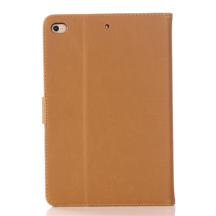Crazy Horse Texture Retro Leather Flip Case for iPad mini (2019) 7.9 inch - Brown-2