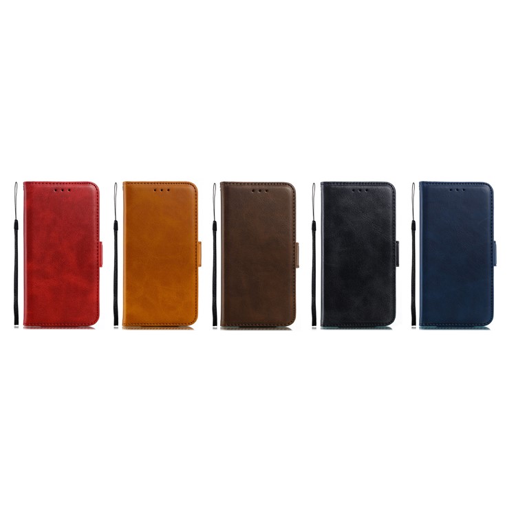 PU Leather Stand Wallet Case for iPhone XR 6.1 inch - Black-15