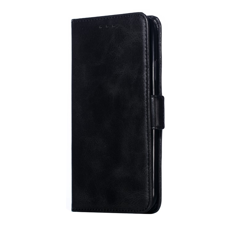 PU Leather Stand Wallet Case for iPhone XR 6.1 inch - Black-4