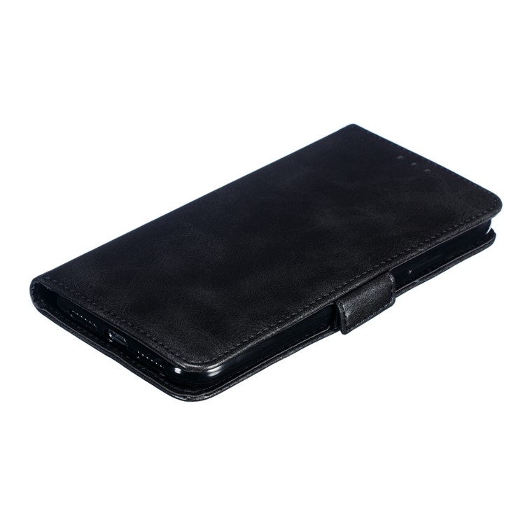 PU Leather Stand Wallet Case for iPhone XR 6.1 inch - Black-6