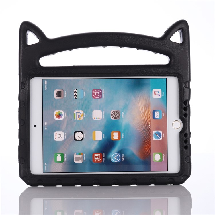 Kids Shockproof EVA Cat Ear Stand Tablet Case for iPad mini (2019) 7.9 inch / mini 4 / mini 3 / mini 2 / mini - Black-2