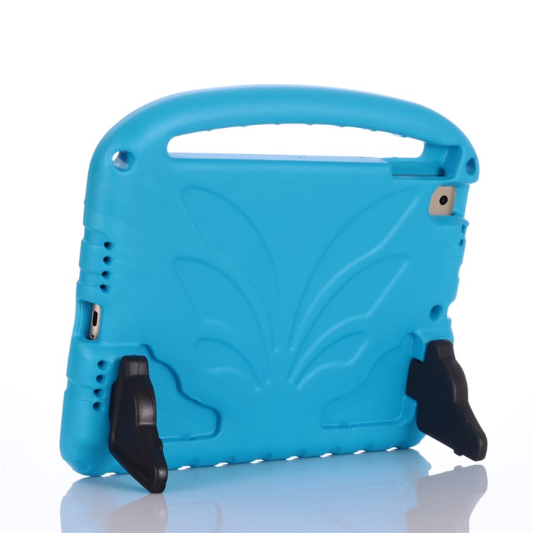 For iPad 9.7-inch (2018)/9.7-inch (2017)/Pro 9.7 inch (2016)/mini (2019) 7.9 inch Shockproof EVA Lotus Stand Tablet Case - Blue-1