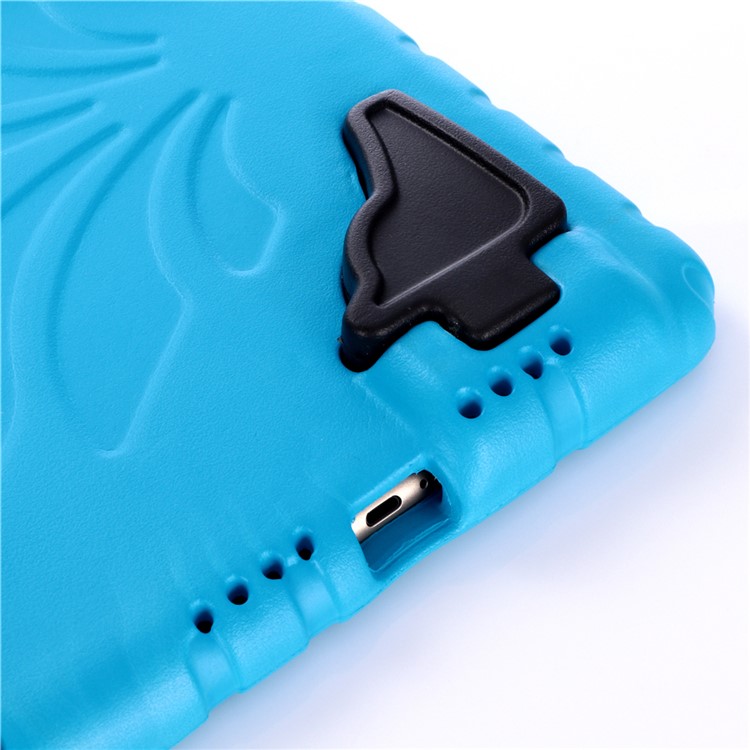 For iPad 9.7-inch (2018)/9.7-inch (2017)/Pro 9.7 inch (2016)/mini (2019) 7.9 inch Shockproof EVA Lotus Stand Tablet Case - Blue-7