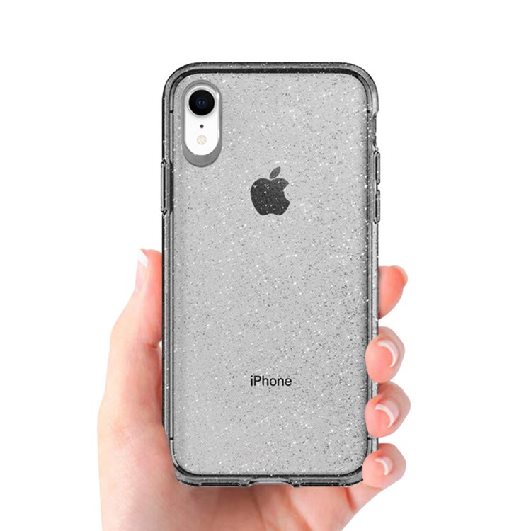 NXE Transparent TPU Phone Cover Case for iPhone XR 6.1 inch - Grey-3