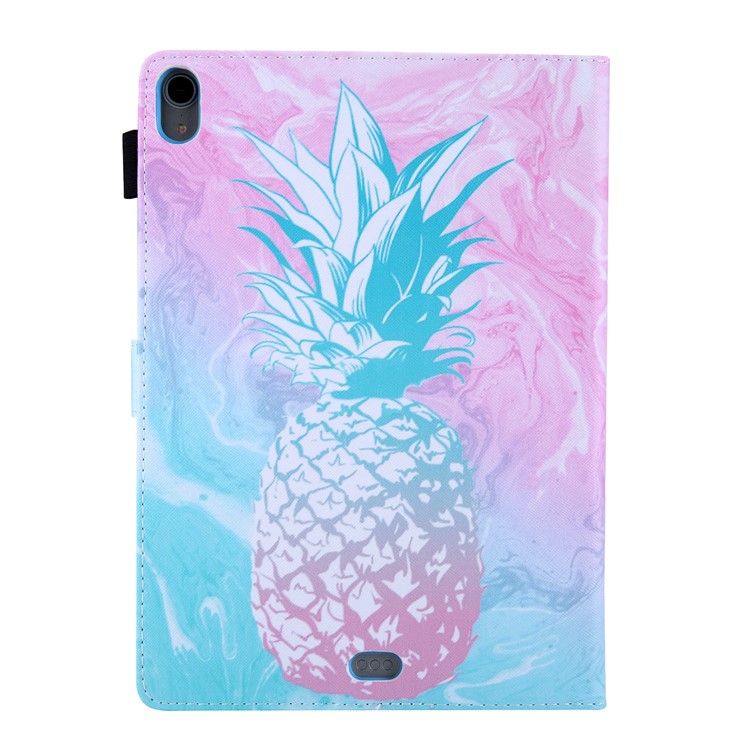 Pattern Printing Card Slots Leather Phone Case Cover for iPad Pro 11-inch (2018) - Pineapple-2