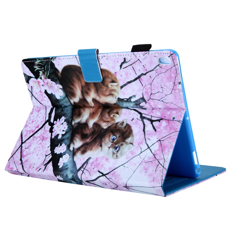 Pattern Printing Leather Flip Tablet Case for iPad Air 10.5 inch (2019) - Three Kittens-6
