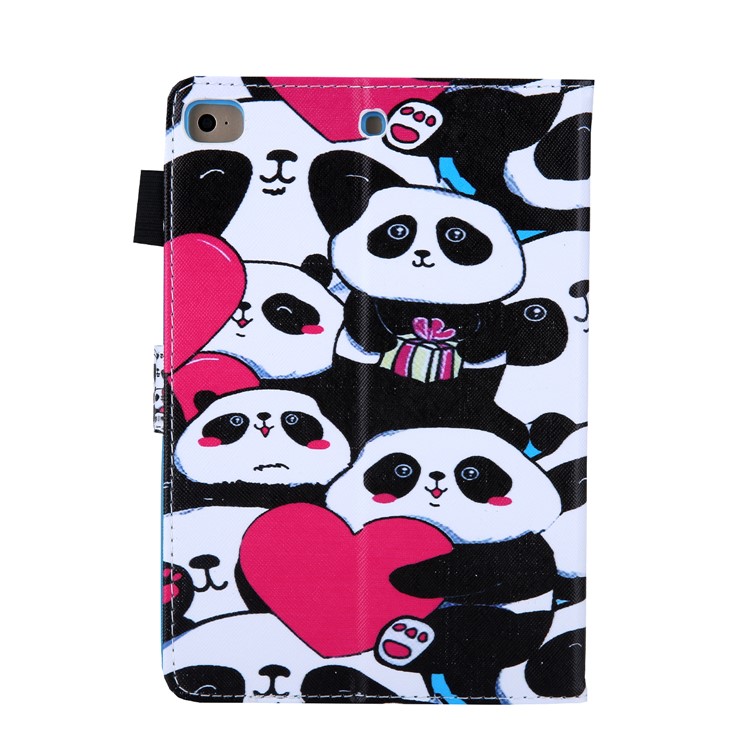 Pattern Printing Leather Flip Tablet Case for iPad mini (2019) 7.9 inch/ mini 4/ mini 3/Mini 2/Mini 1 - Groups of Panda-6