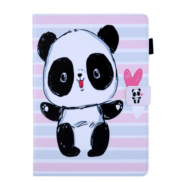 Pattern Printing Leather Flip Tablet Case for iPad 9.7-inch (2018) / iPad Air (2013) / Air 2 - Panda-2