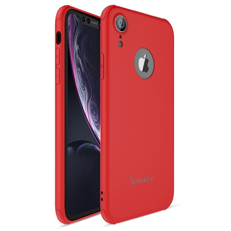

IPAKY Galaxy Series for iPhone XR Rubberized TPU Phone Case Cover - Red, iPhone XR